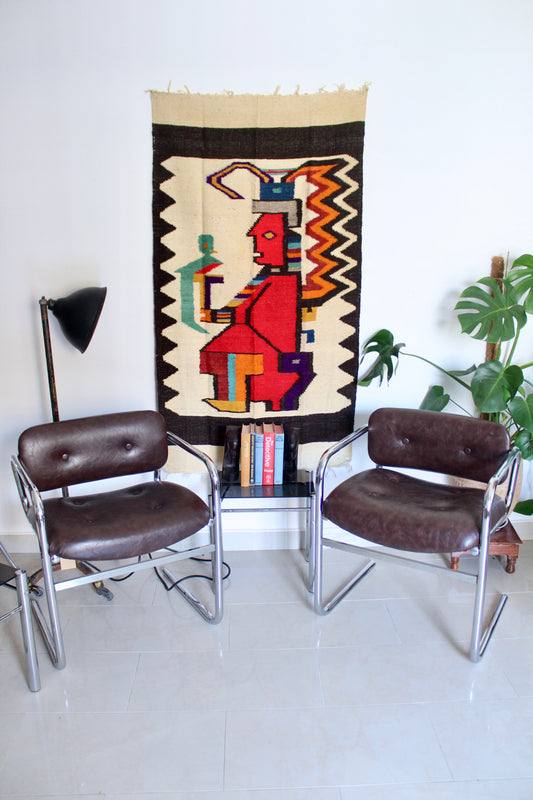 1970s English Lounge Chairs - Espresso