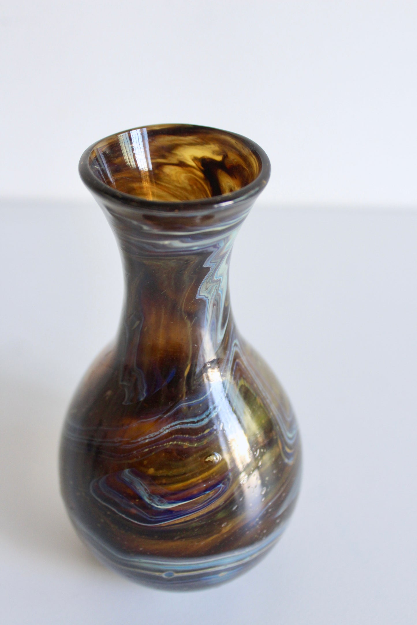 Mid Century Murano Style Handblown Bud Vases