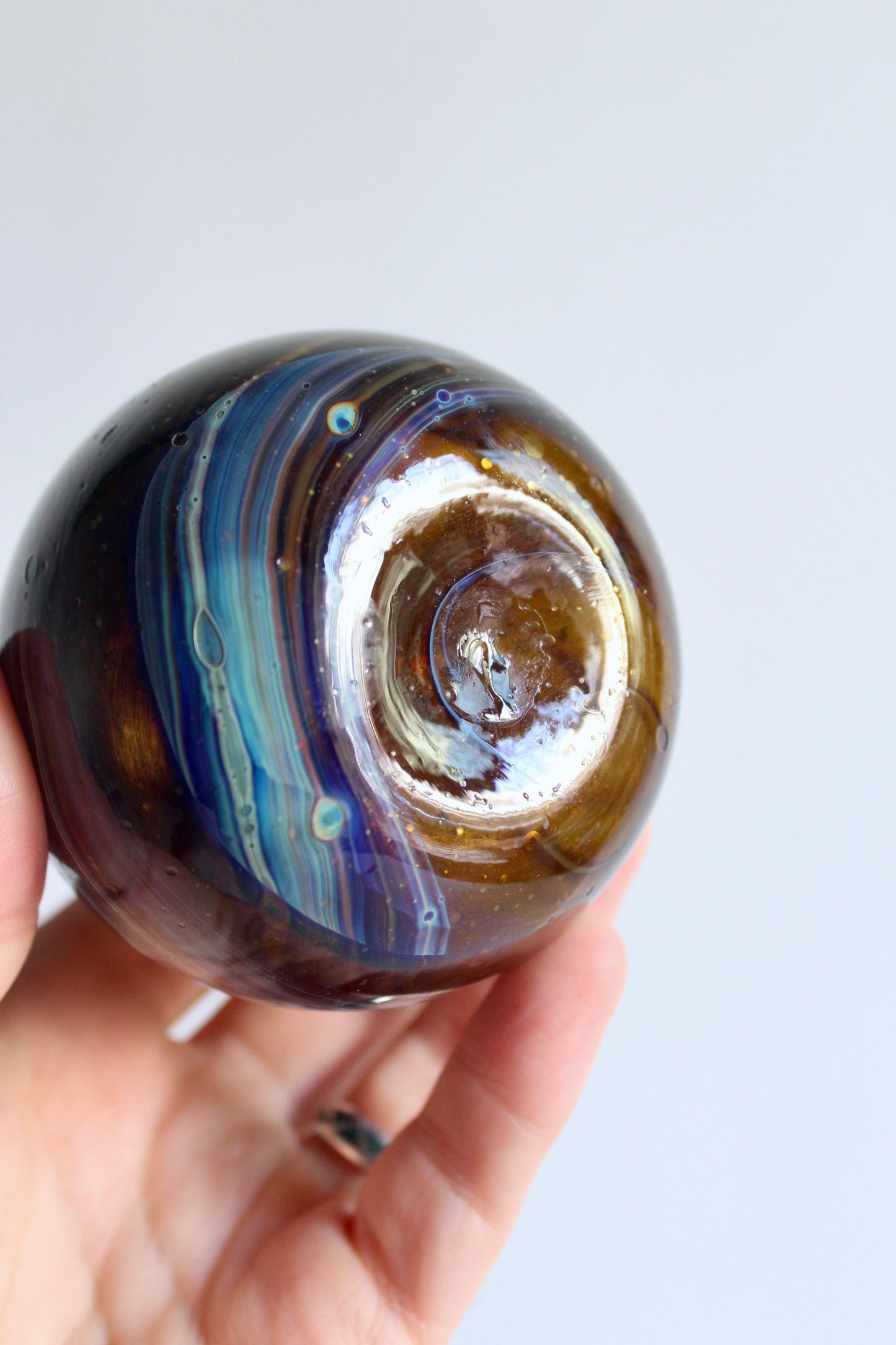 Mid Century Murano Style Handblown Bud Vases