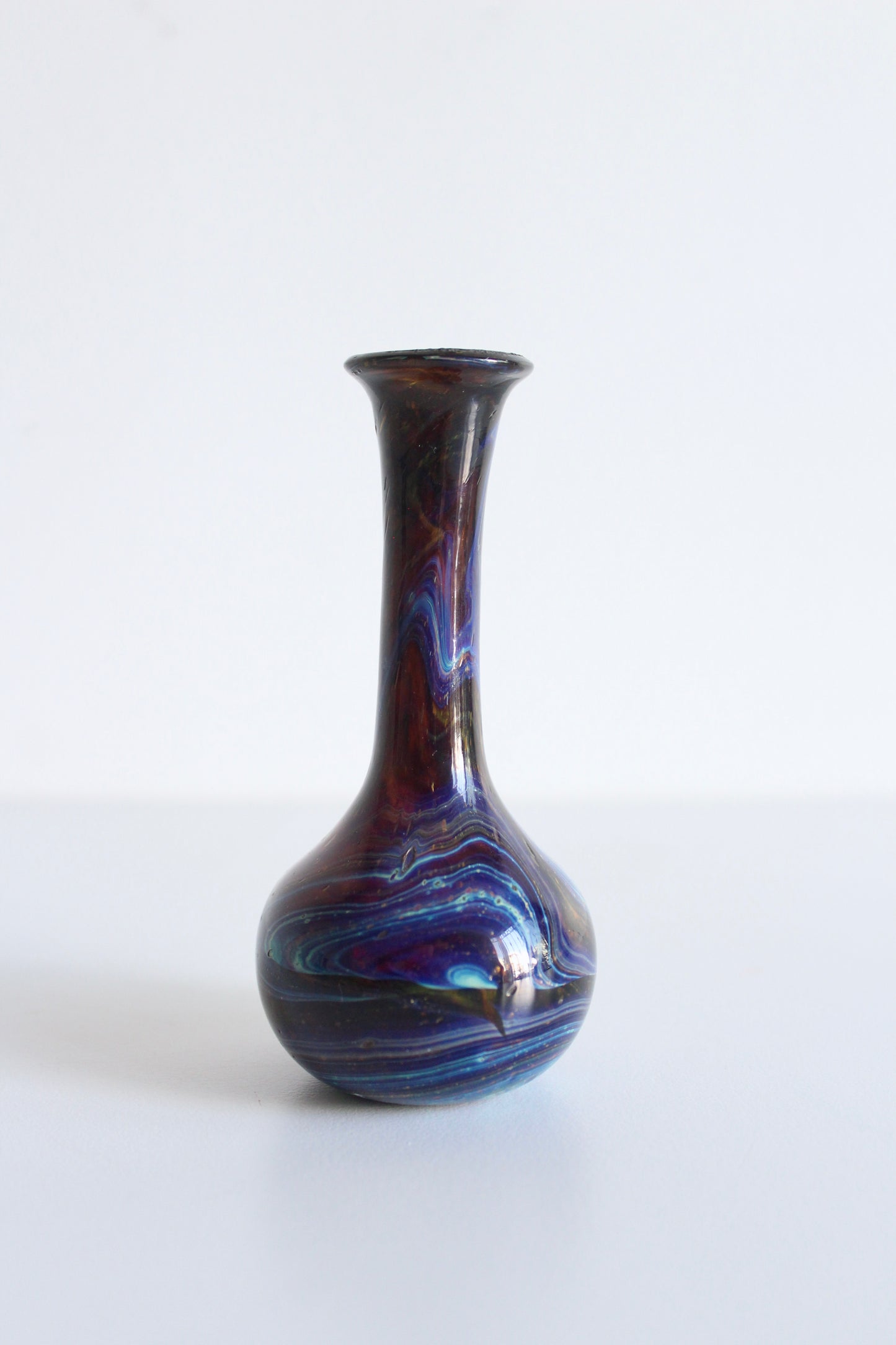 Mid Century Murano Style Handblown Bud Vases