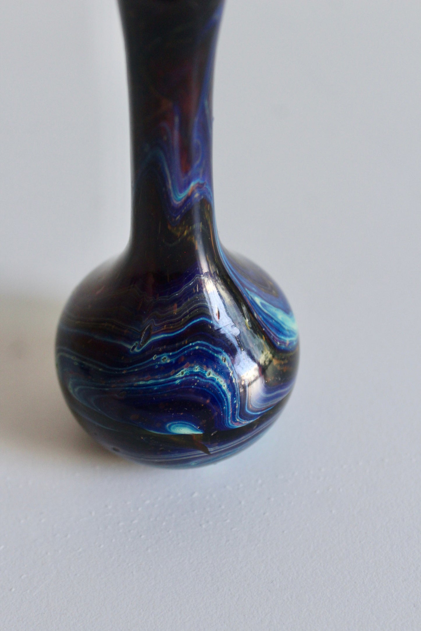 Mid Century Murano Style Handblown Bud Vases