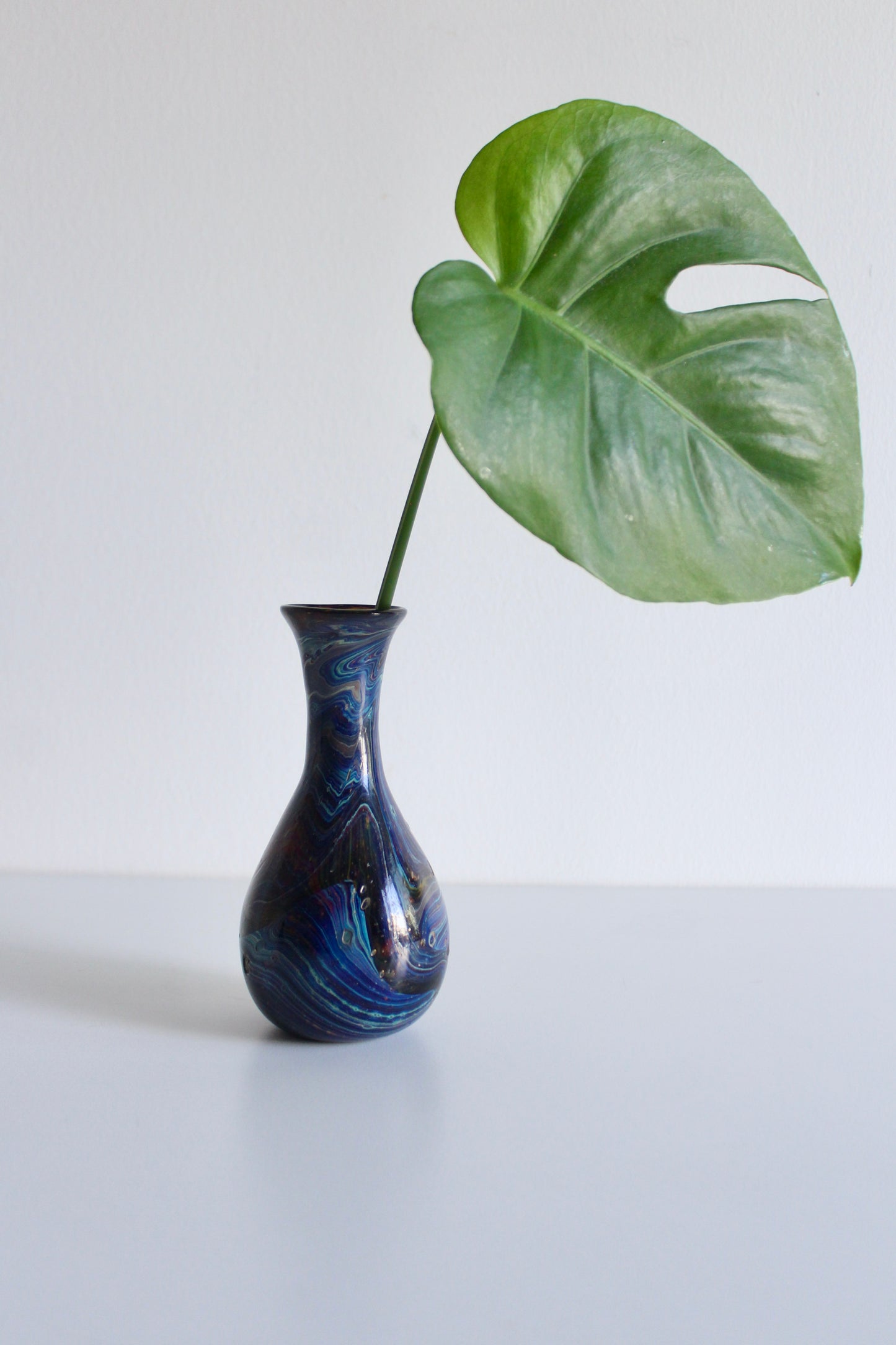Mid Century Murano Style Handblown Bud Vases