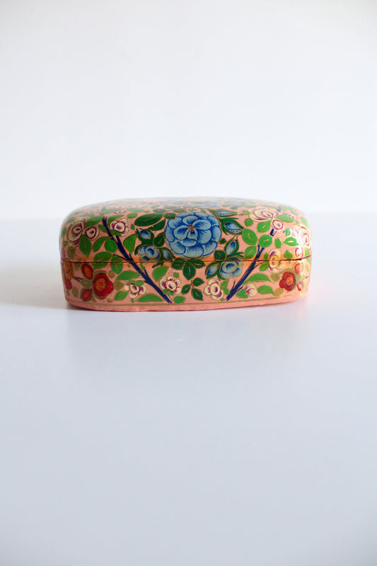 Vintage Kashmiri Papier Mache Box