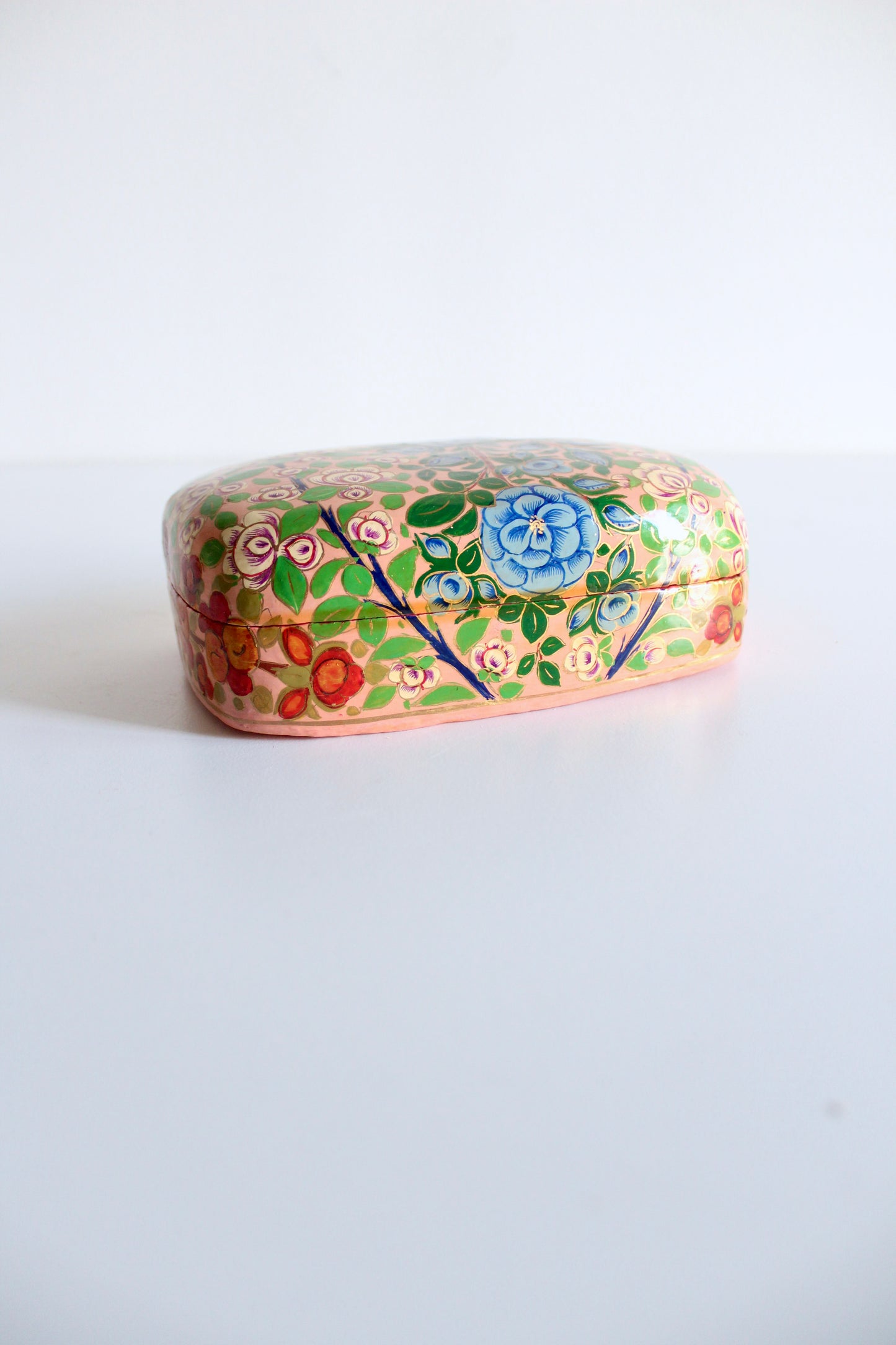Vintage Kashmiri Papier Mache Box