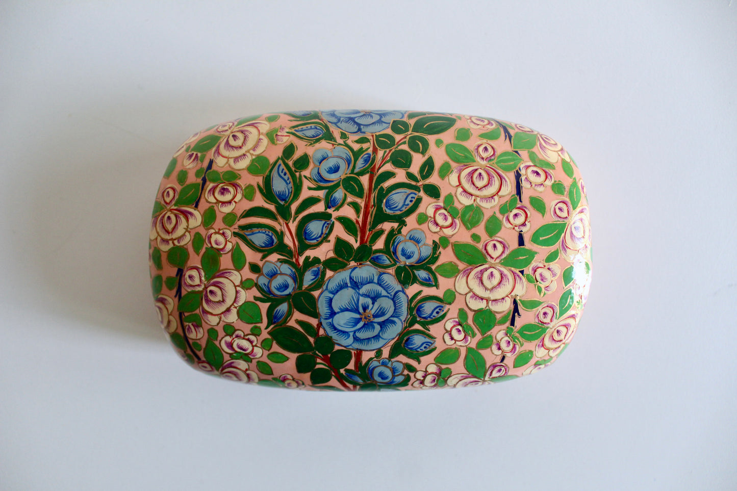 Vintage Kashmiri Papier Mache Box