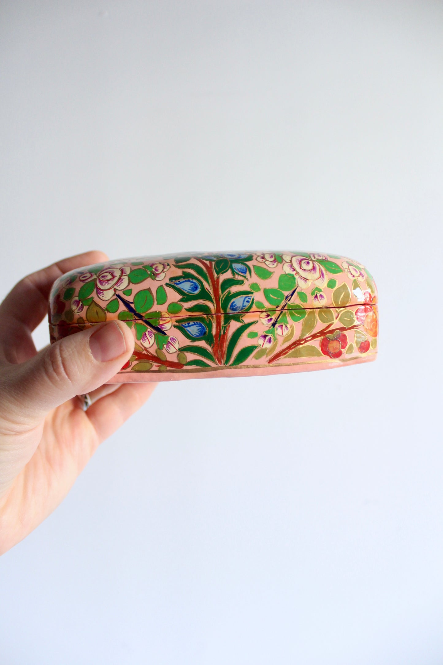 Vintage Kashmiri Papier Mache Box