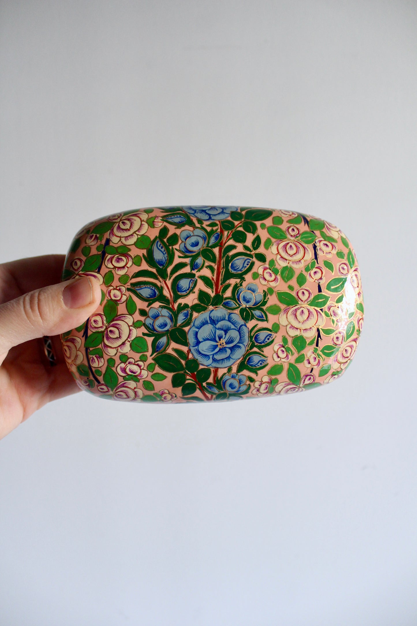 Vintage Kashmiri Papier Mache Box