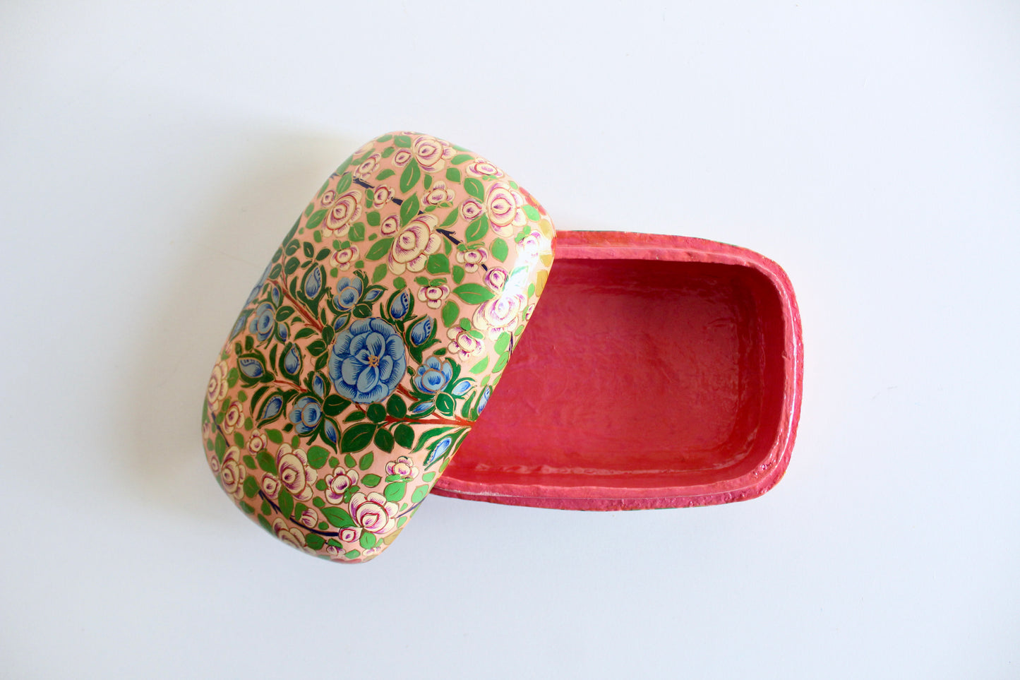 Vintage Kashmiri Papier Mache Box