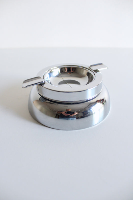 Vintage Ristok West Germany Chrome Ashtray