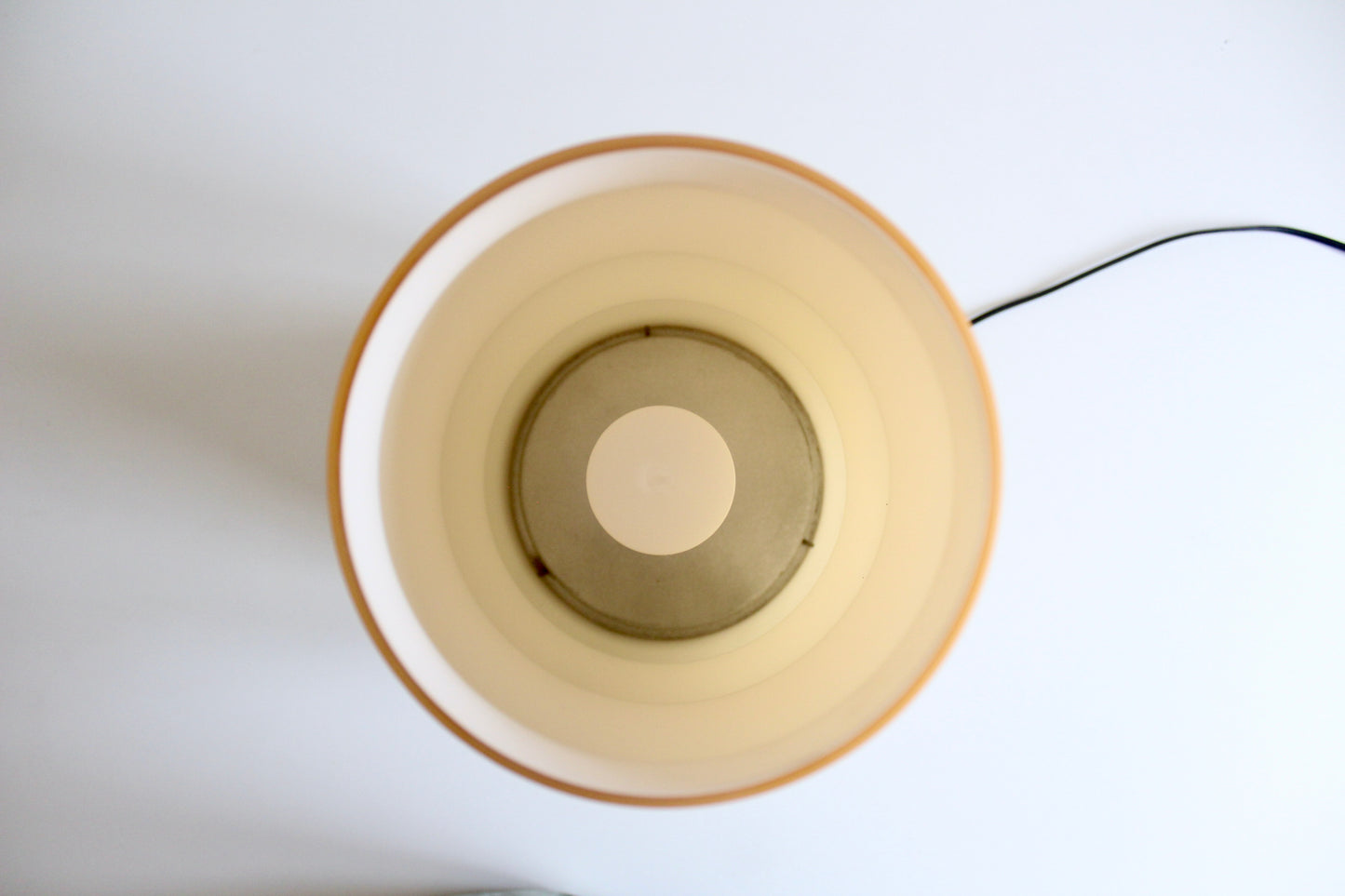 Y2K Italian Penta “Bodona” Opaline Glass Table Lamp by Umberto Asnago