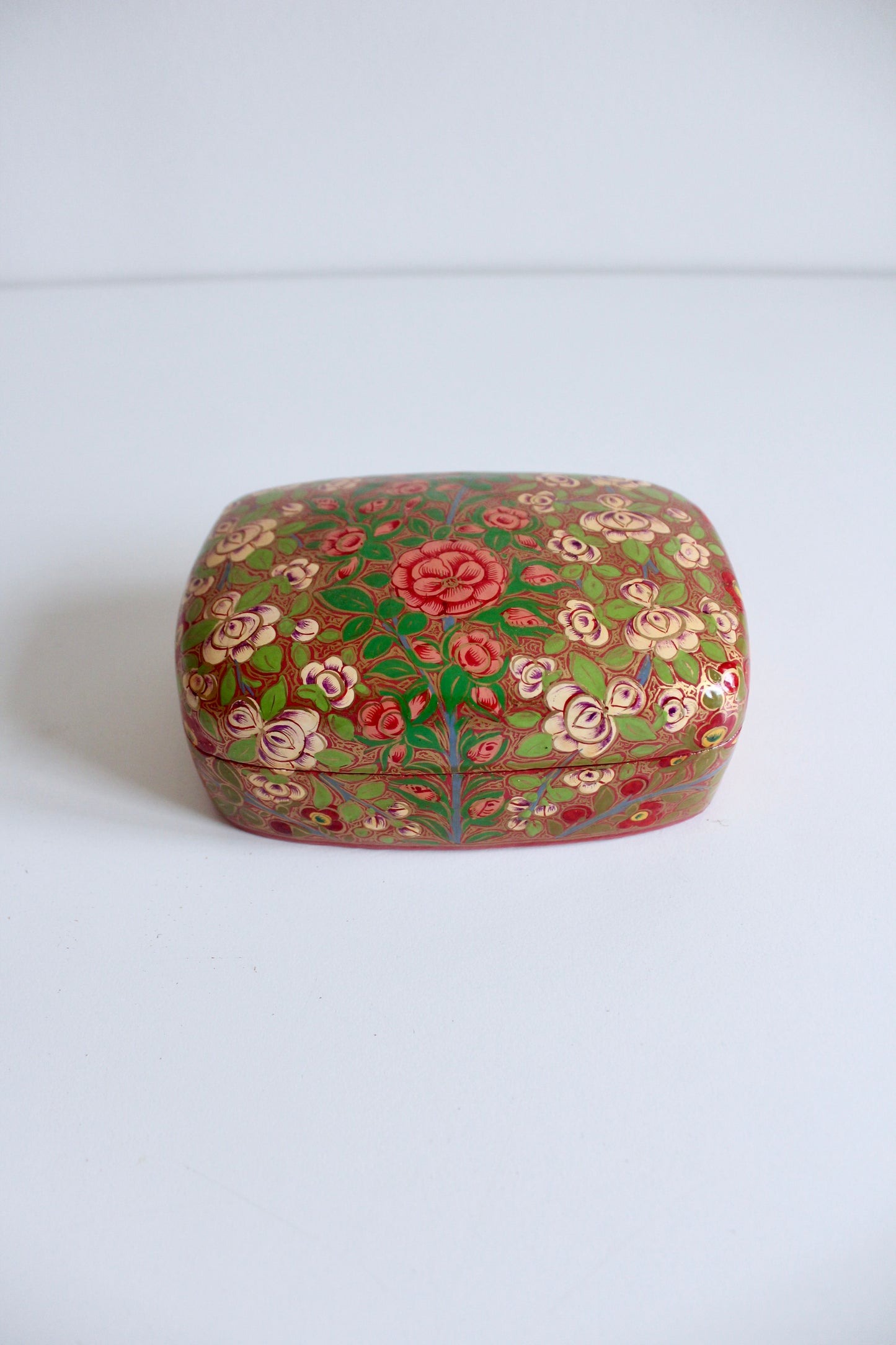 Vintage Kashmiri Papier Mache Box