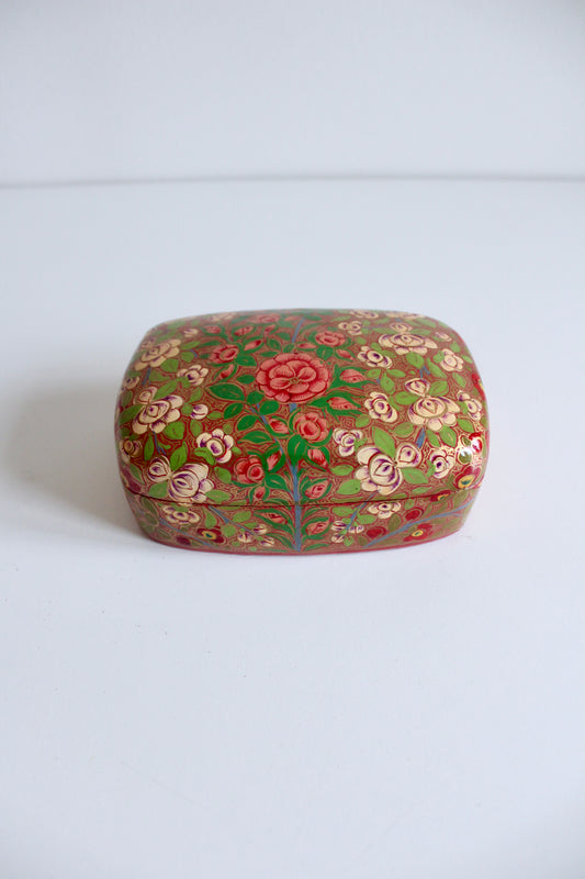 Vintage Kashmiri Papier Mache Box