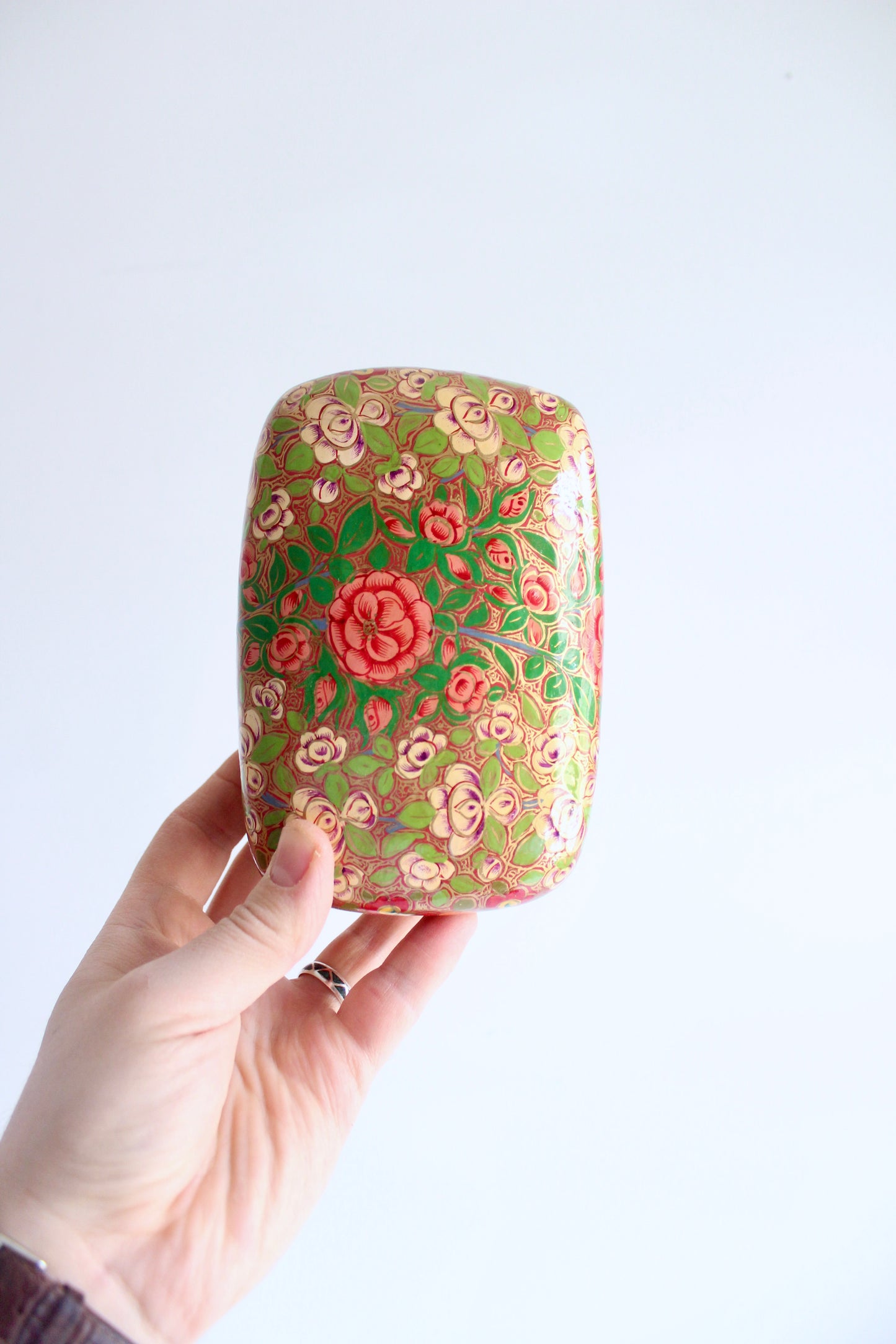 Vintage Kashmiri Papier Mache Box