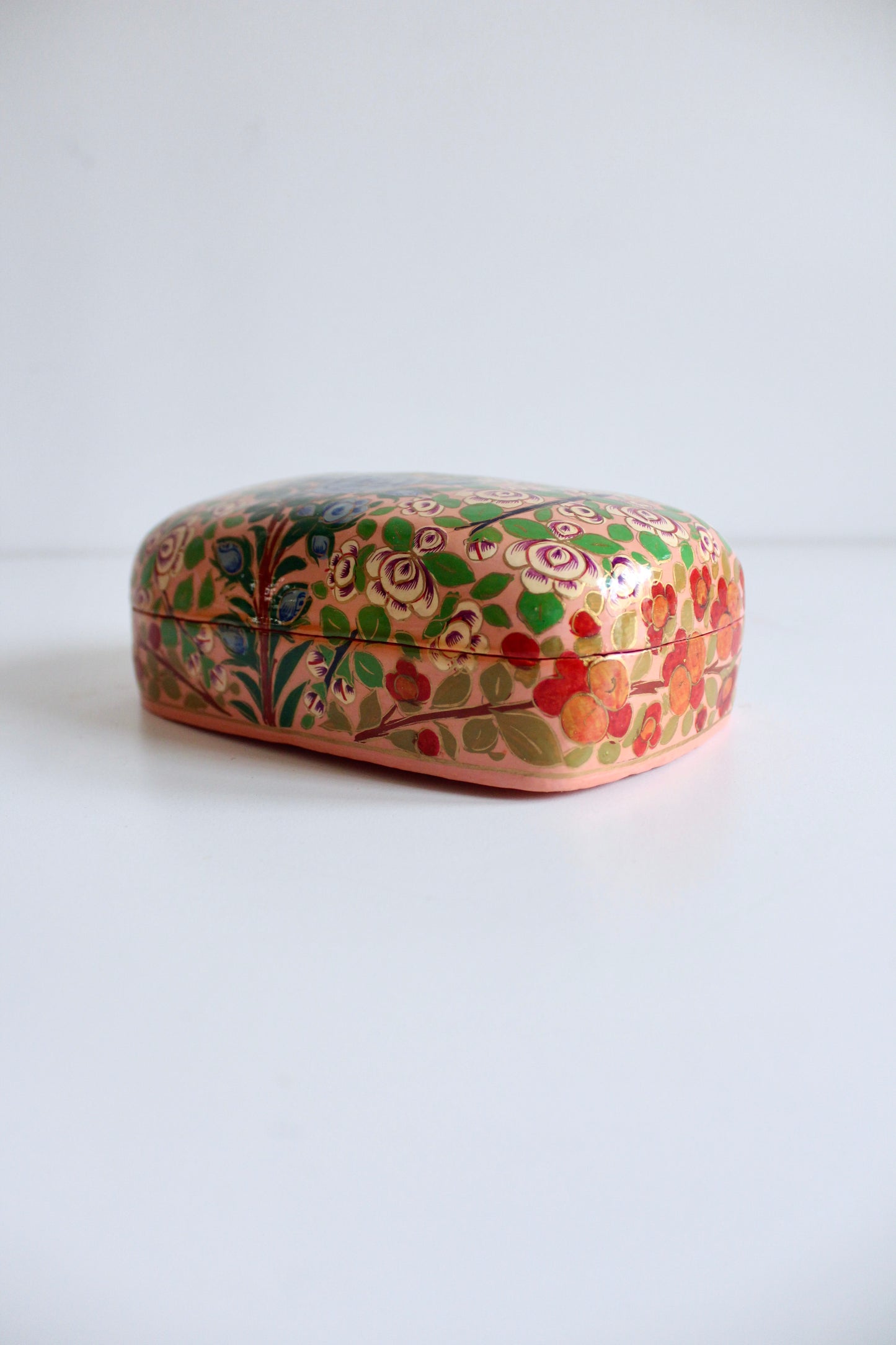 Vintage Kashmiri Papier Mache Box