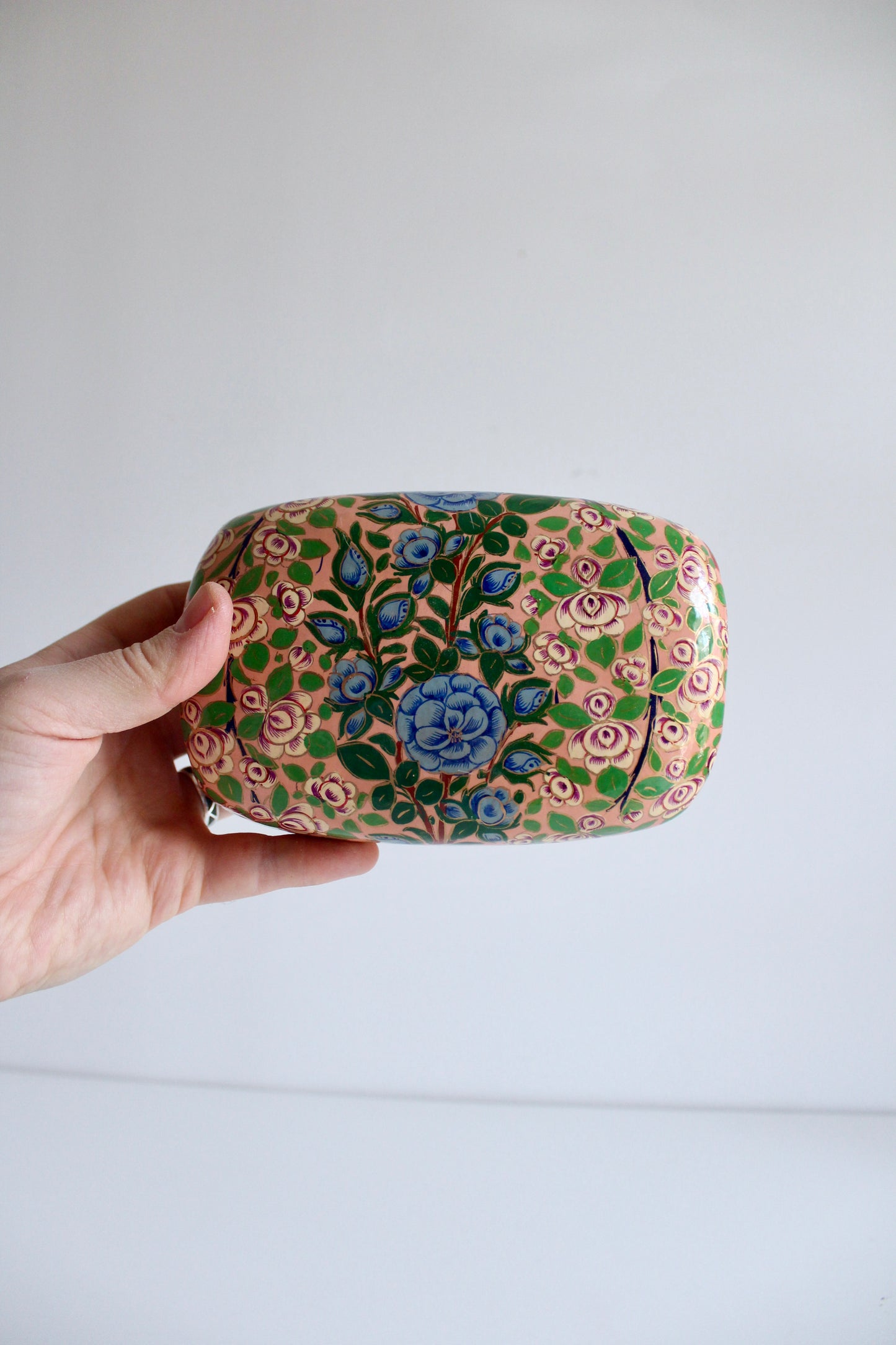 Vintage Kashmiri Papier Mache Box