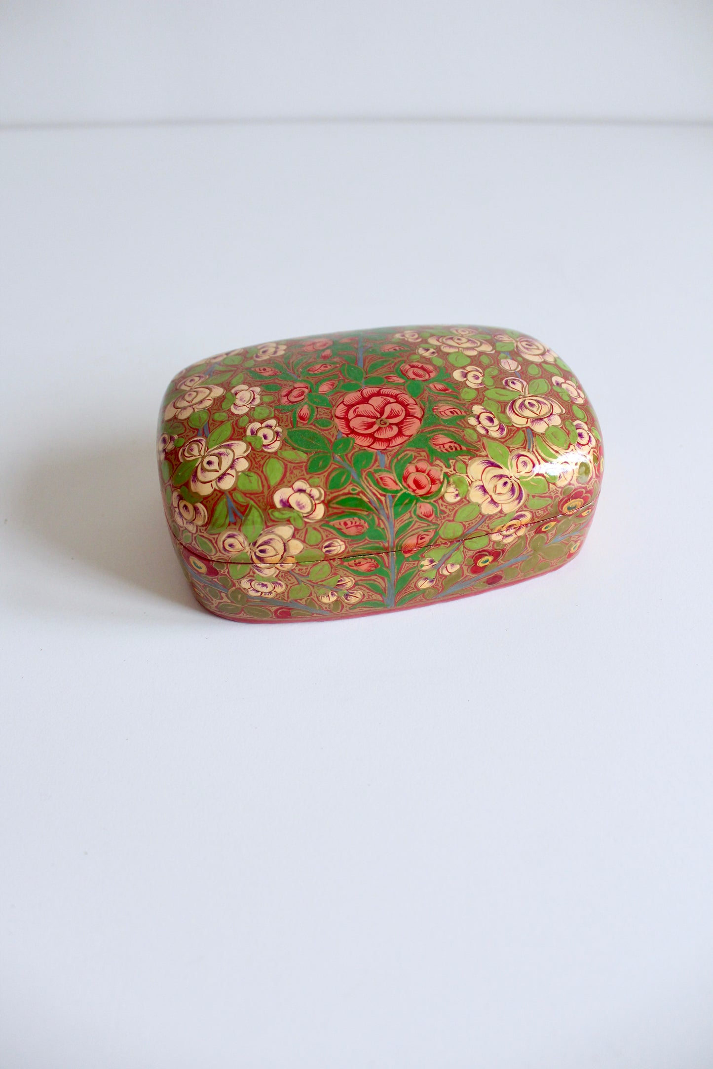 Vintage Kashmiri Papier Mache Box