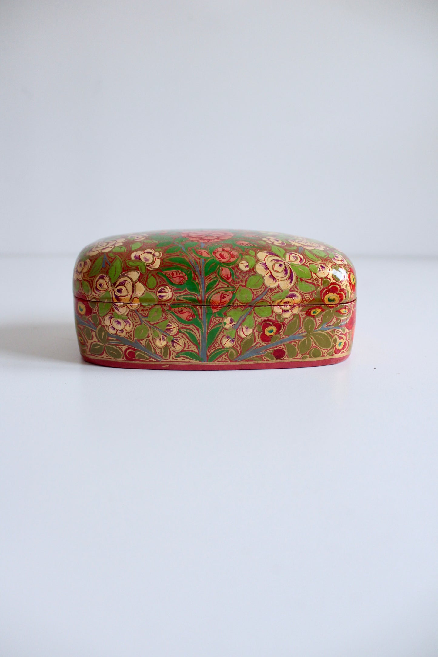 Vintage Kashmiri Papier Mache Box