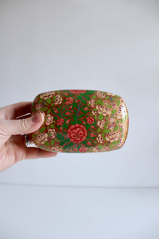 Vintage Kashmiri Papier Mache Box