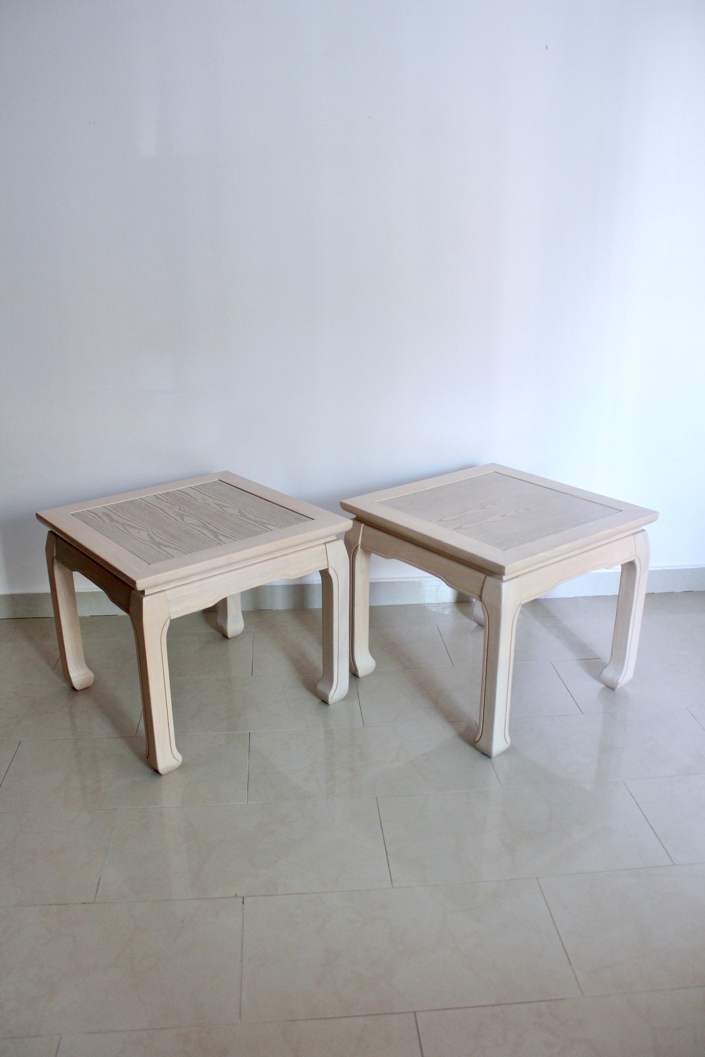 Vintage Malaysian Ming-Style Coffee & Side Table Set