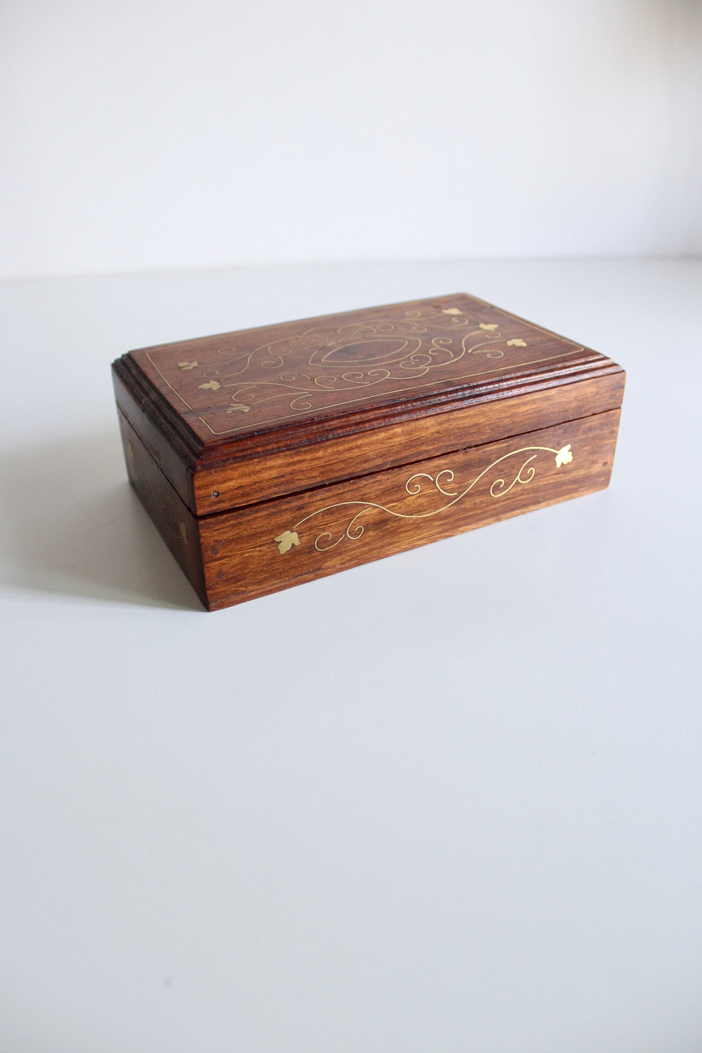 Indian Rosewood Incense/Jewelry Box - Evil Eye