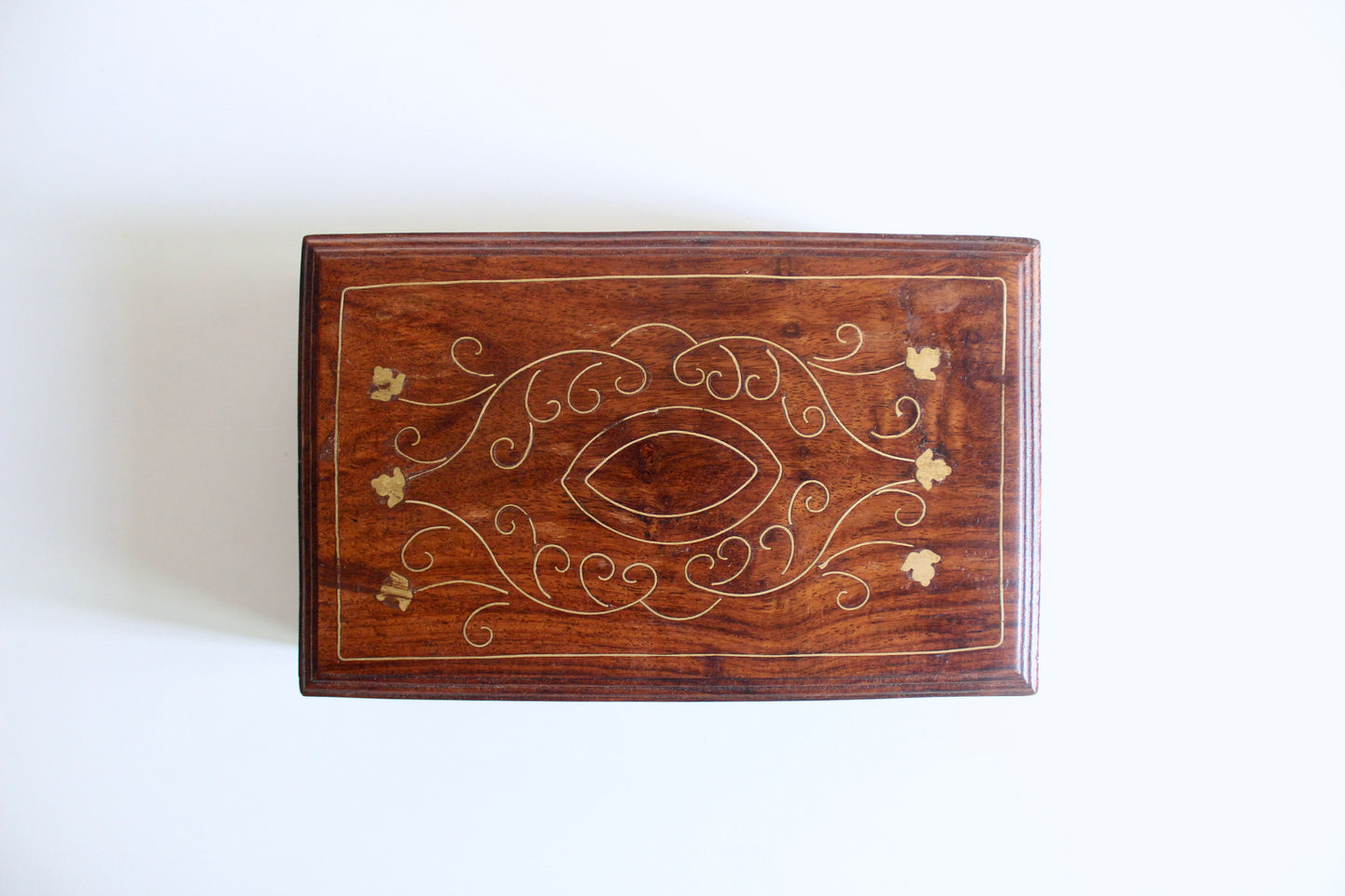 Indian Rosewood Incense/Jewelry Box - Evil Eye