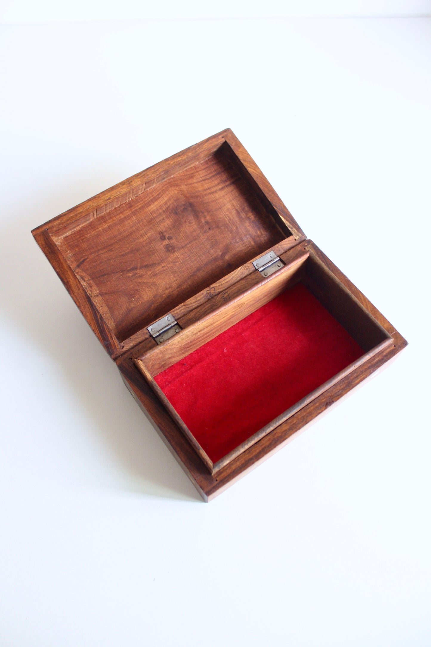 Indian Rosewood Incense/Jewelry Box - Evil Eye