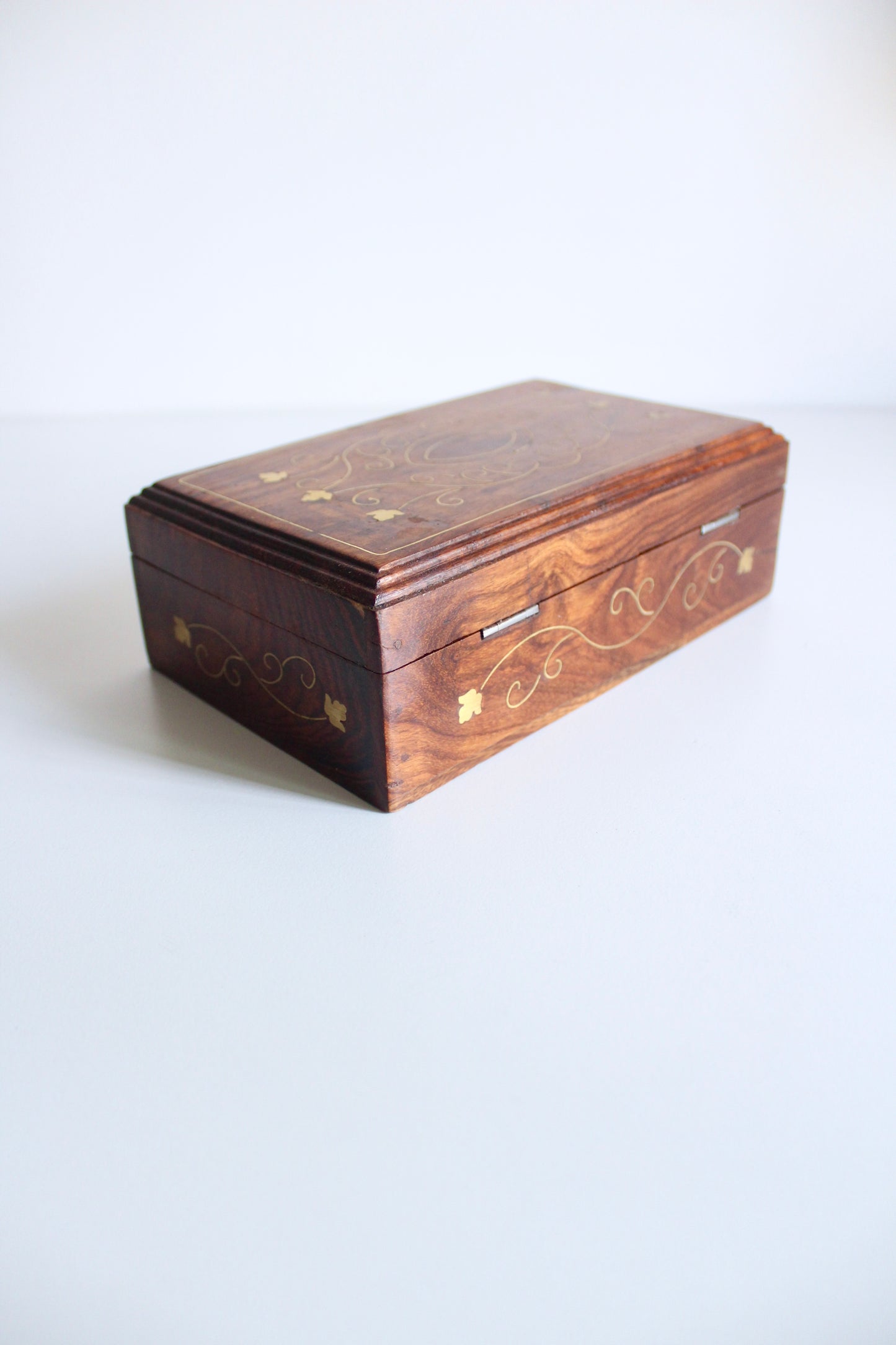 Indian Rosewood Incense/Jewelry Box - Evil Eye