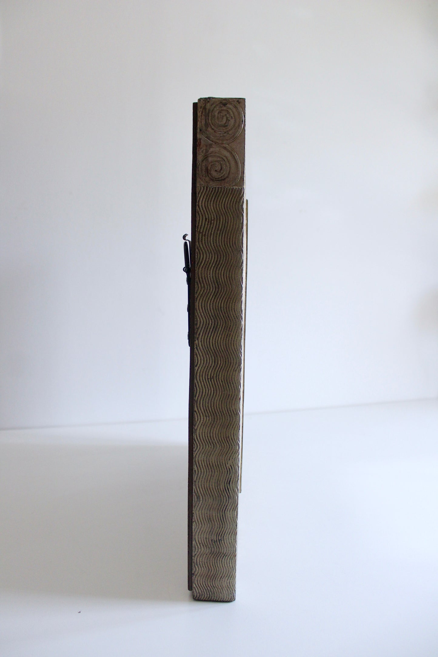 Vintage Klimt-Inspired Geometric Wall Mirror