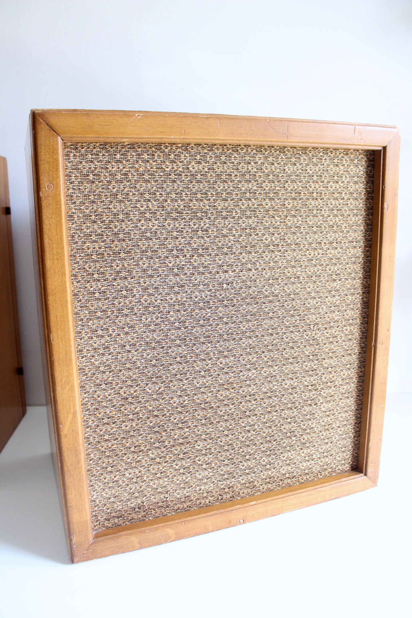 Vintage Mid-Century Wooden Speaker Pair – 1960s
