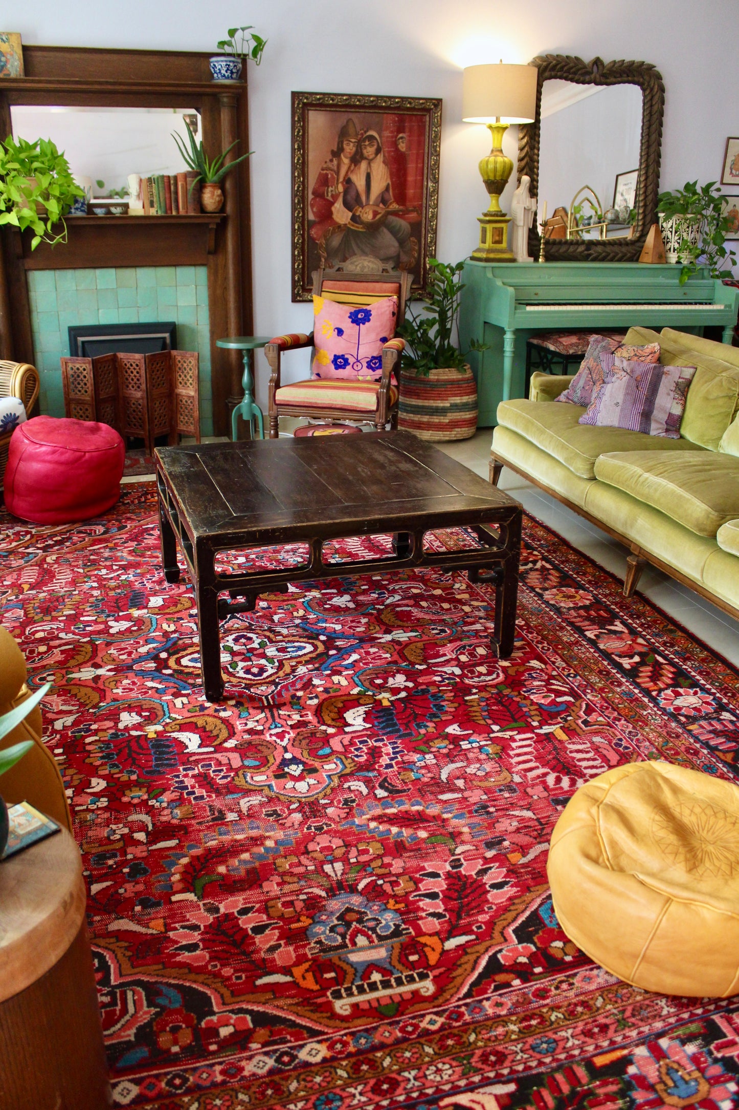 1920s Chinese Hardwood Coffee Table with Natural Age Patina