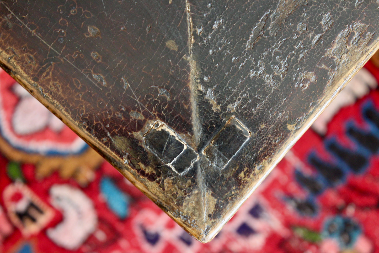 1920s Chinese Hardwood Coffee Table with Natural Age Patina