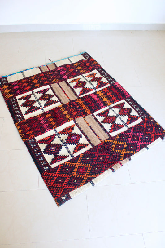 Vintage Syrian Sadu Camel Bag