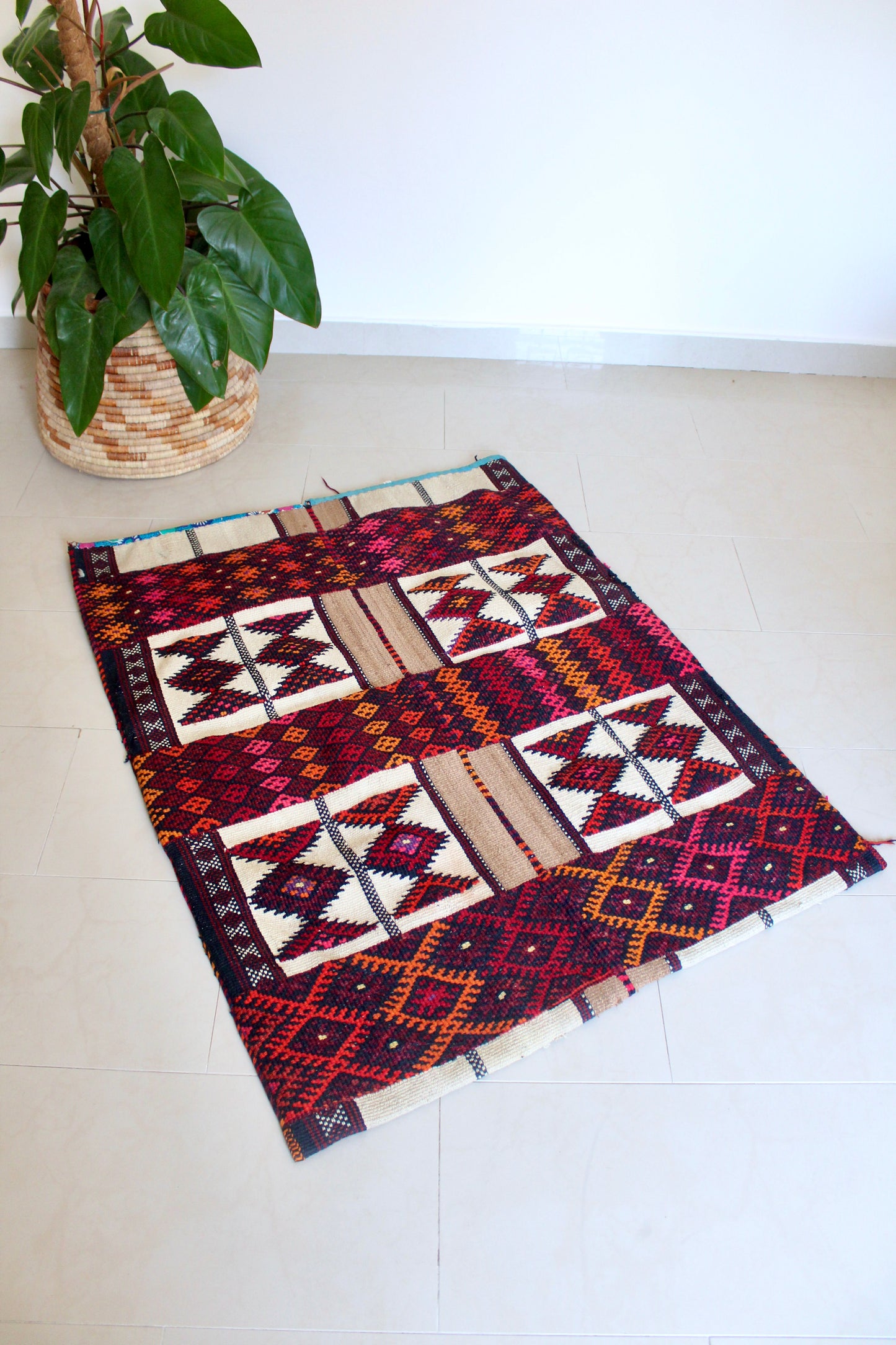 Vintage Syrian Sadu Camel Bag