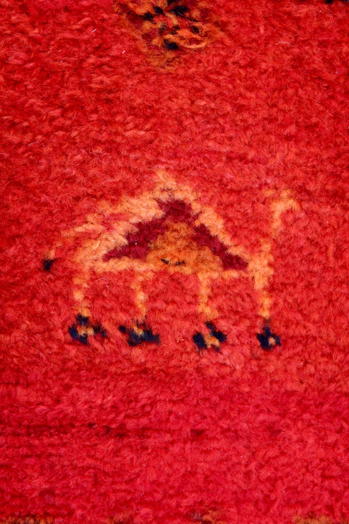 Midcentury Sadu Pictorial Tribal Rug with Arabian Riders and Camels