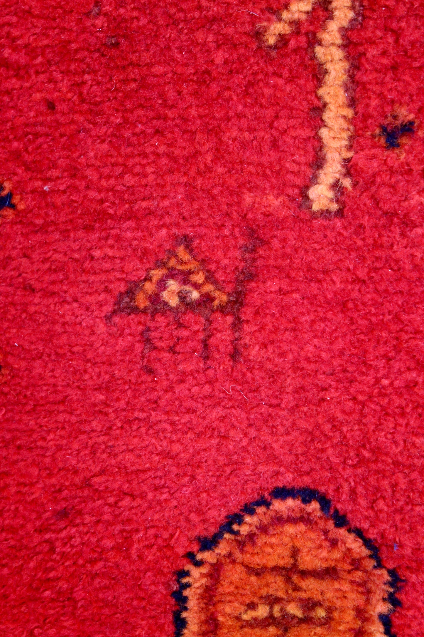 Midcentury Sadu Pictorial Tribal Rug with Arabian Riders and Camels