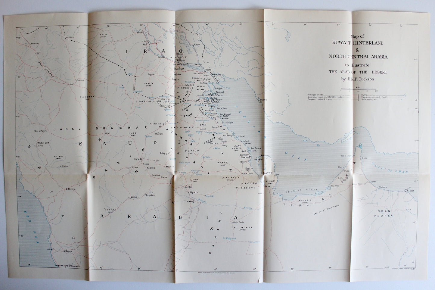 H.R.P. Dickson – The Arab of the Desert: Signed by Violet Dickson (1968)