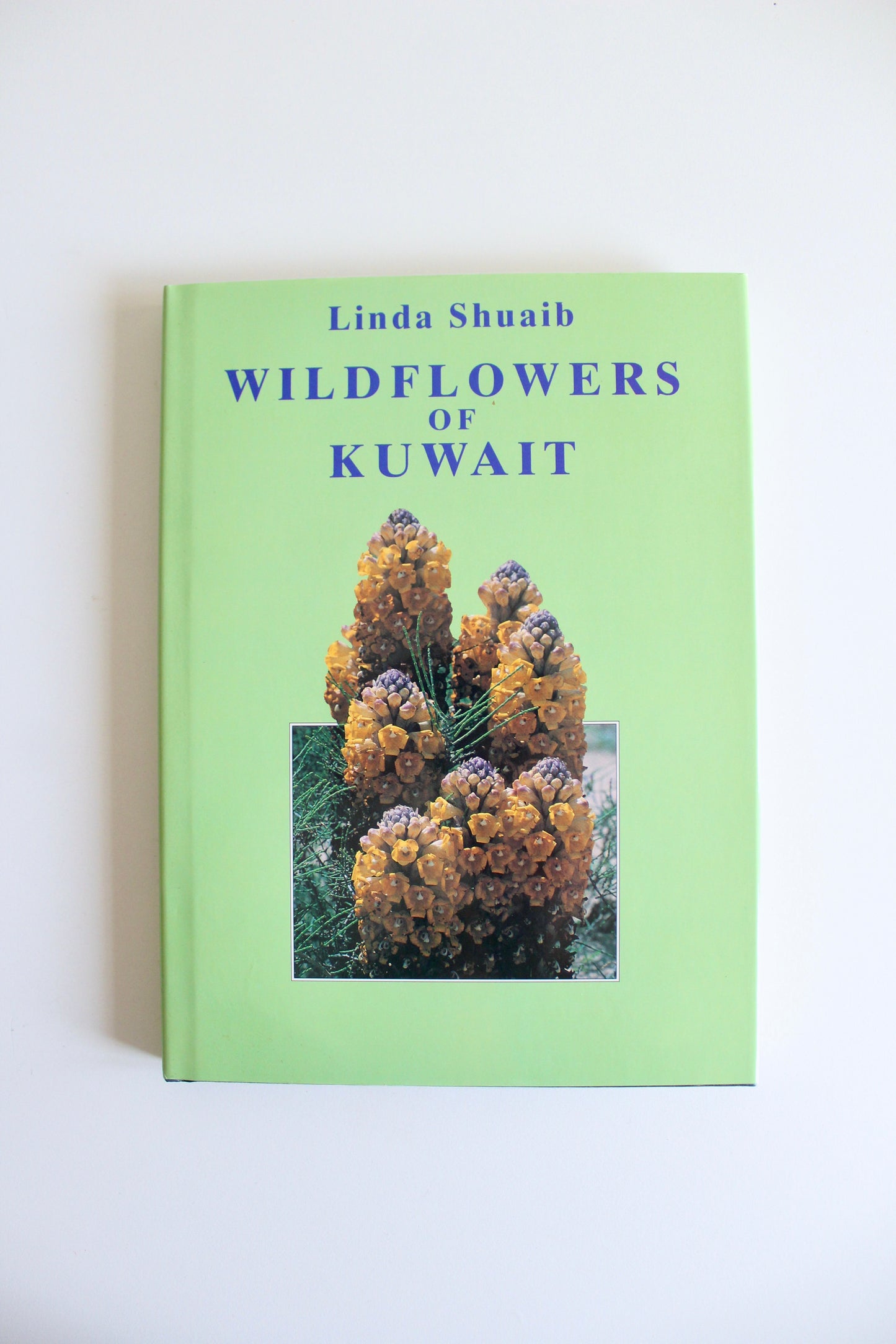 Vintage 1995 "Wildflowers of Kuwait" Hardcover by Linda Shuaib – Rare Kuwait Natural History Book