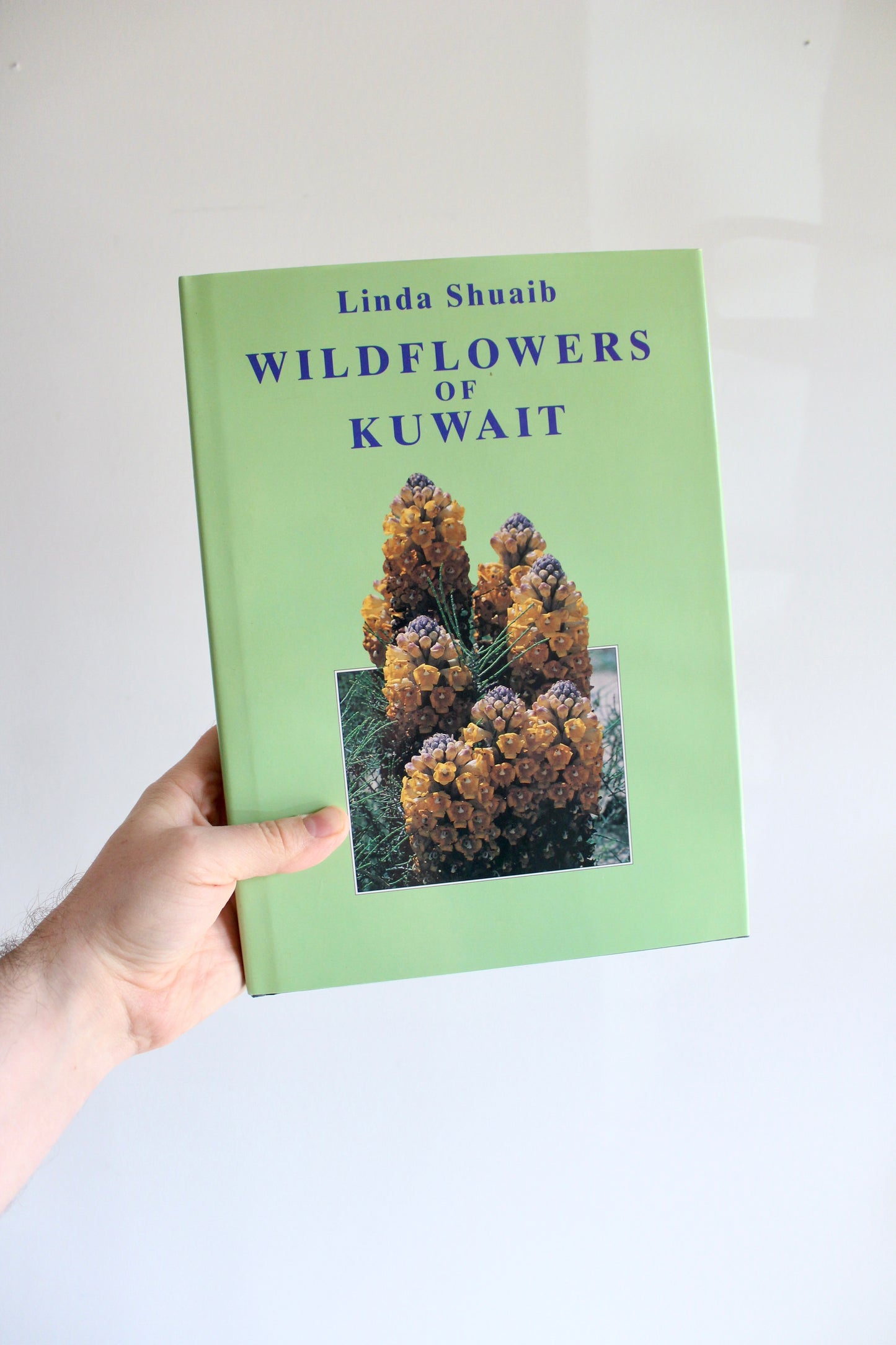 Vintage 1995 "Wildflowers of Kuwait" Hardcover by Linda Shuaib – Rare Kuwait Natural History Book