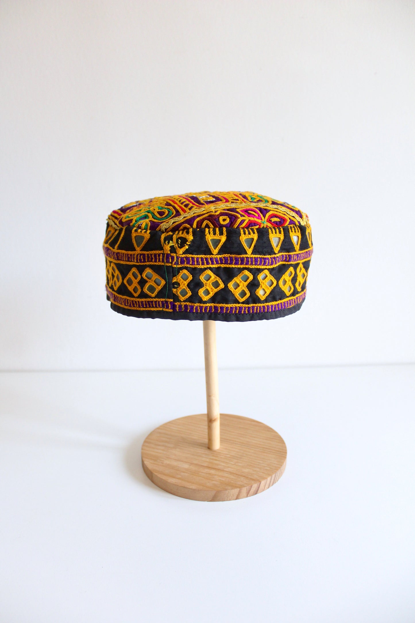 Handmade Afghan Embroidered Caps