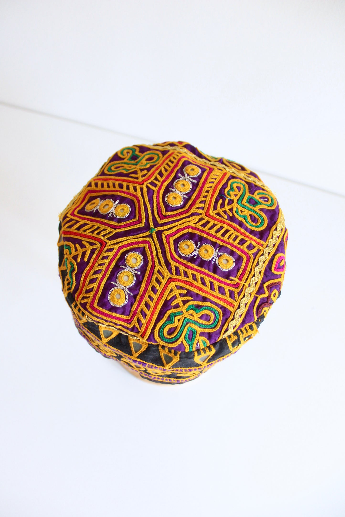 Handmade Afghan Embroidered Caps