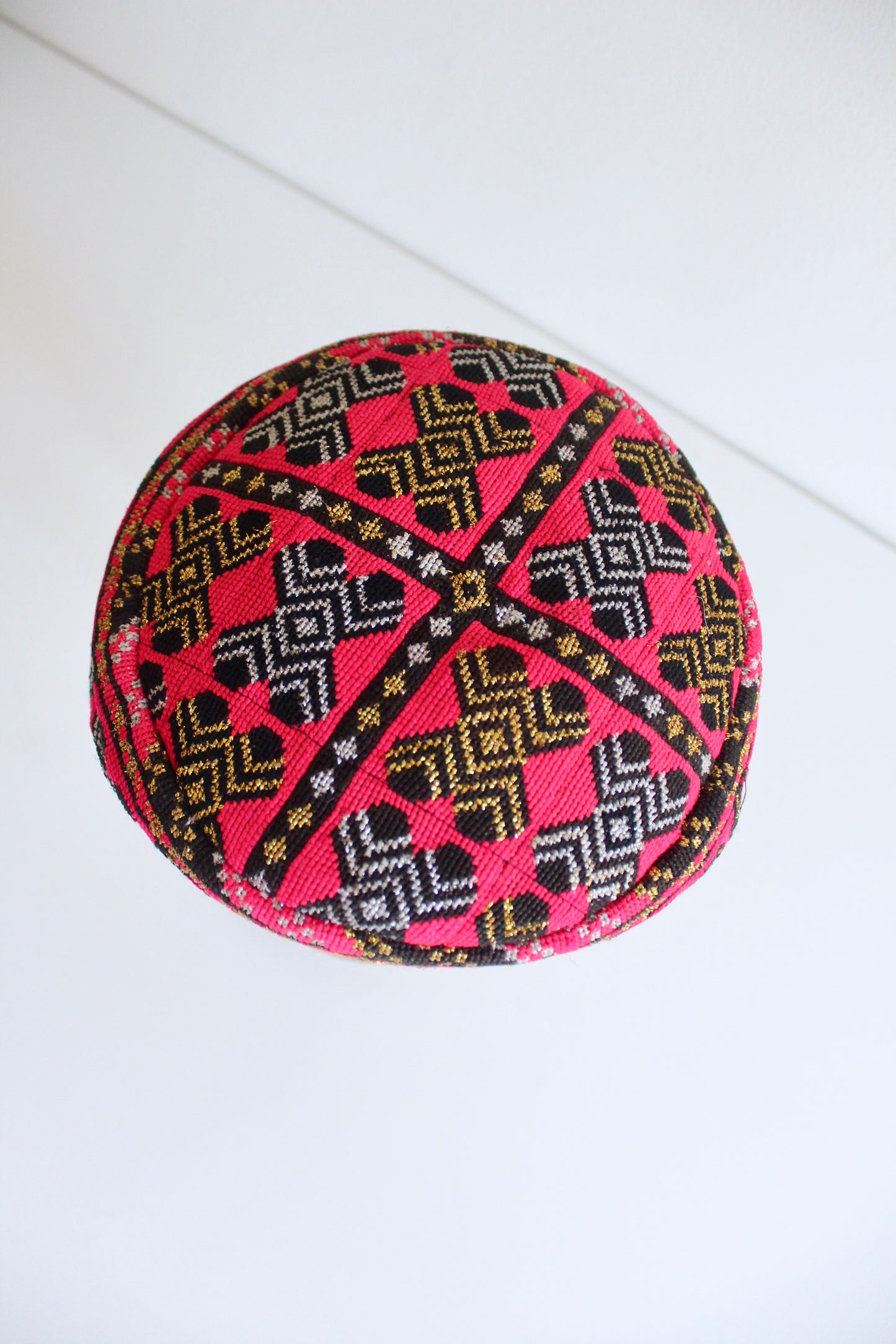 Handmade Afghan Embroidered Caps