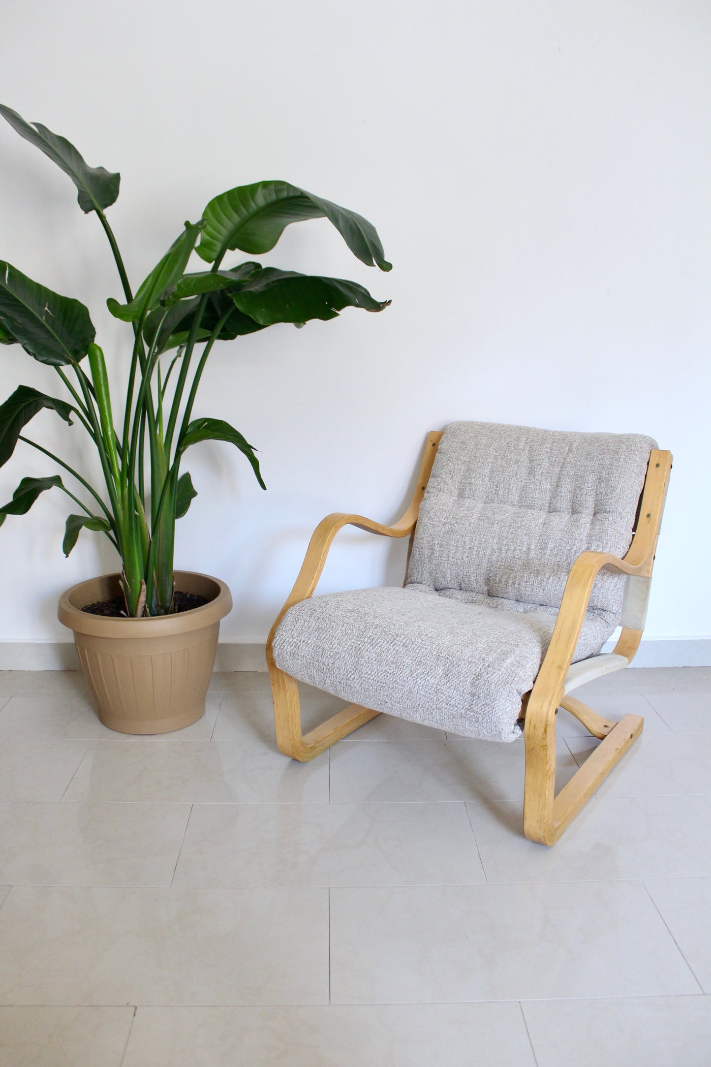 Vintage Asko Finland Koivutaru Armchair by Esko Pajamies