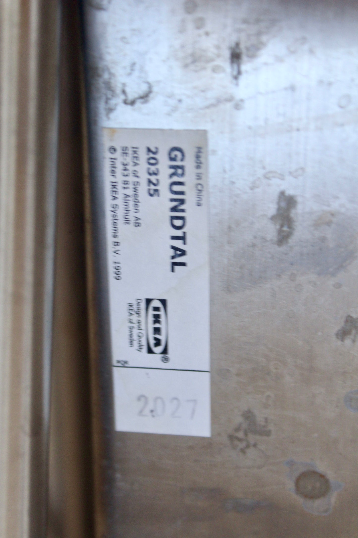 IKEA GRUNDTAL Stainless Steel Industrial Storage Trolley