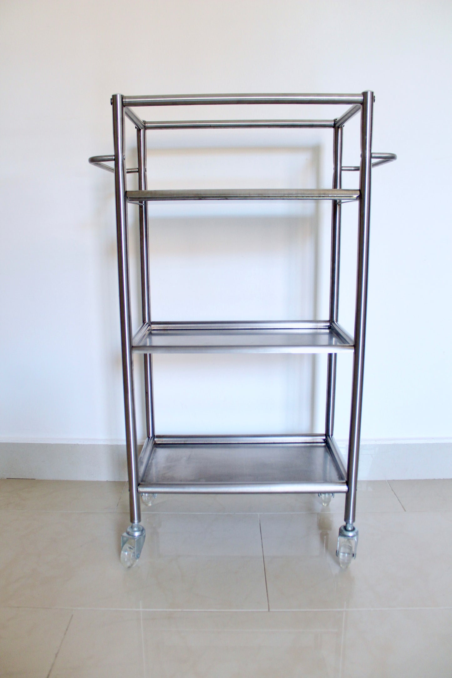 IKEA GRUNDTAL Stainless Steel Industrial Storage Trolley