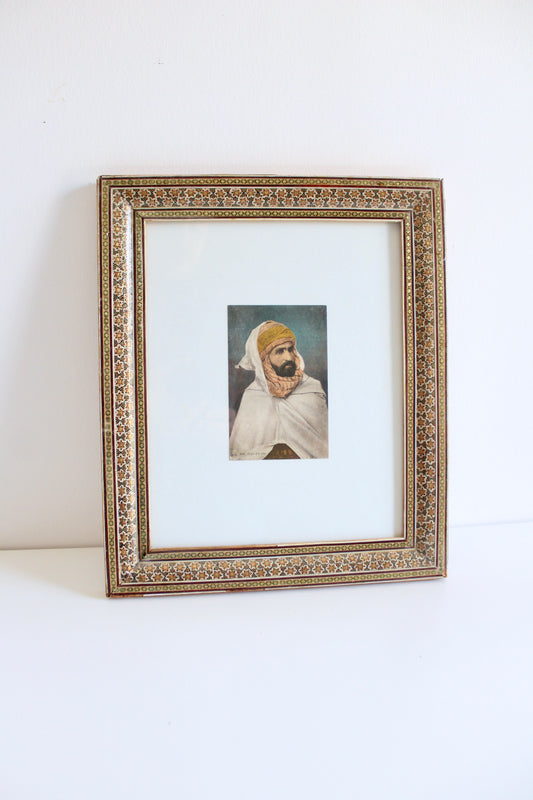Antique 1910s Postcard of an Arab Man