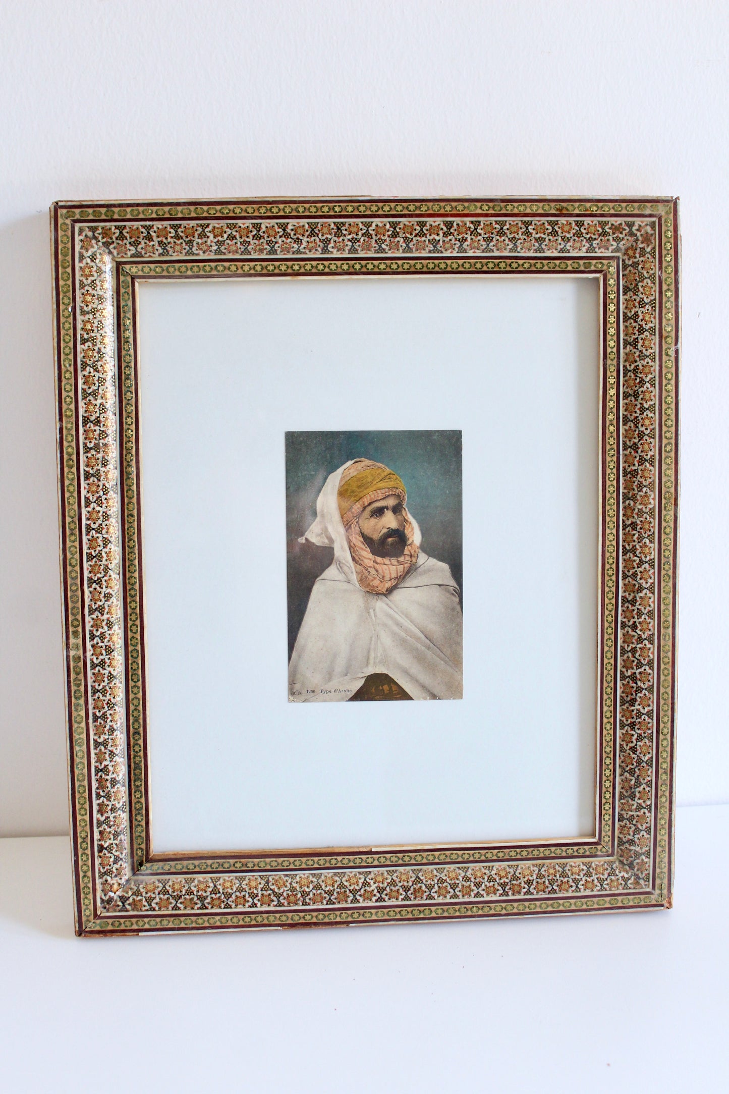 Antique 1910s Postcard of an Arab Man