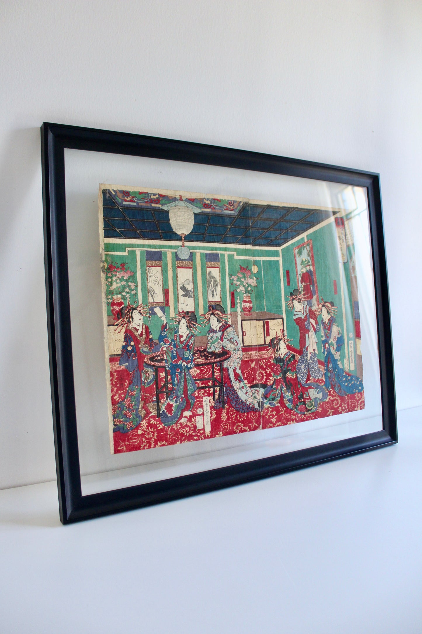Antique Japanese Yoshitora Woodblock Print - On Hold