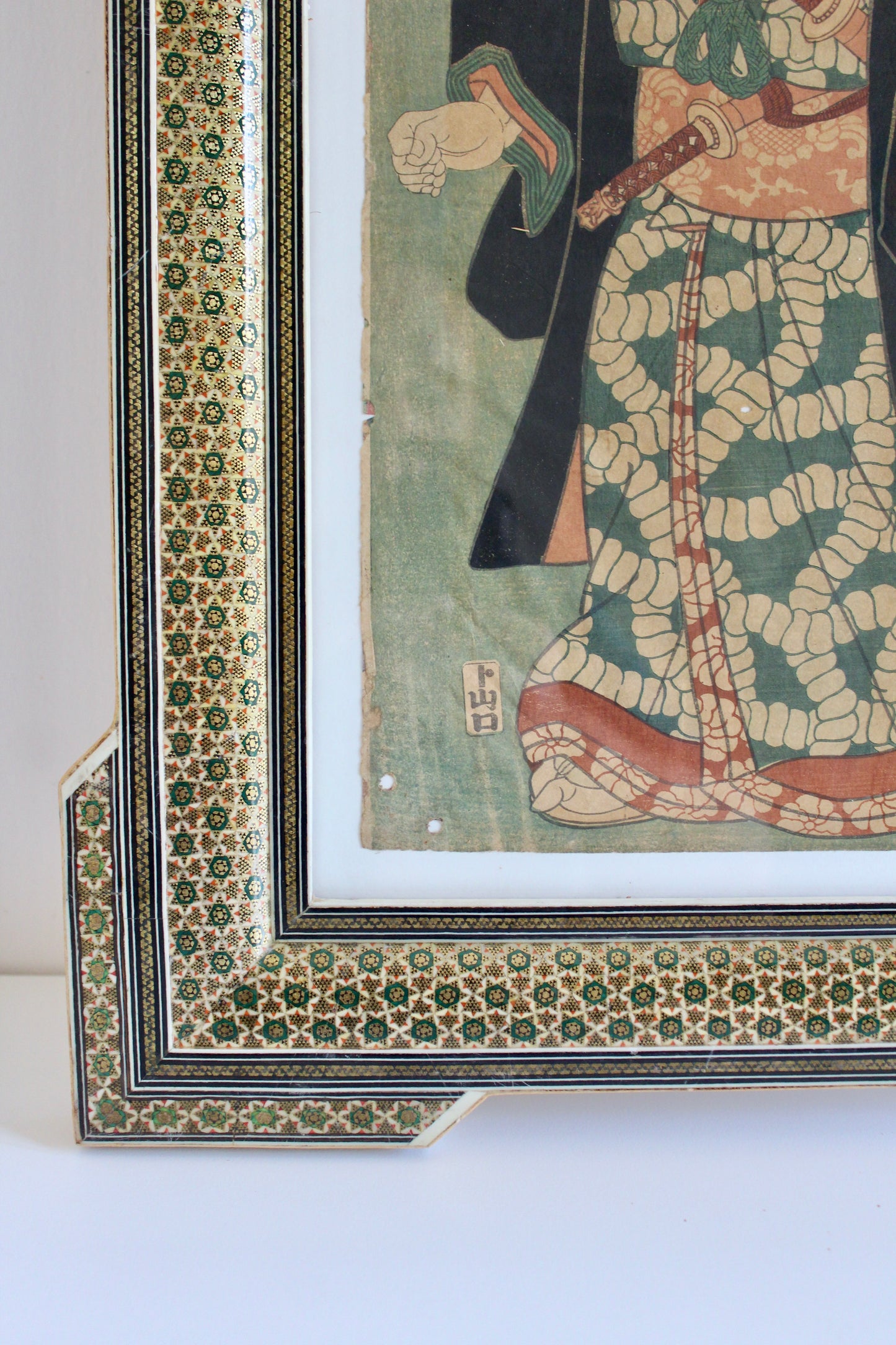 Antique Japanese Kuniaki Woodblock Print - On Hold