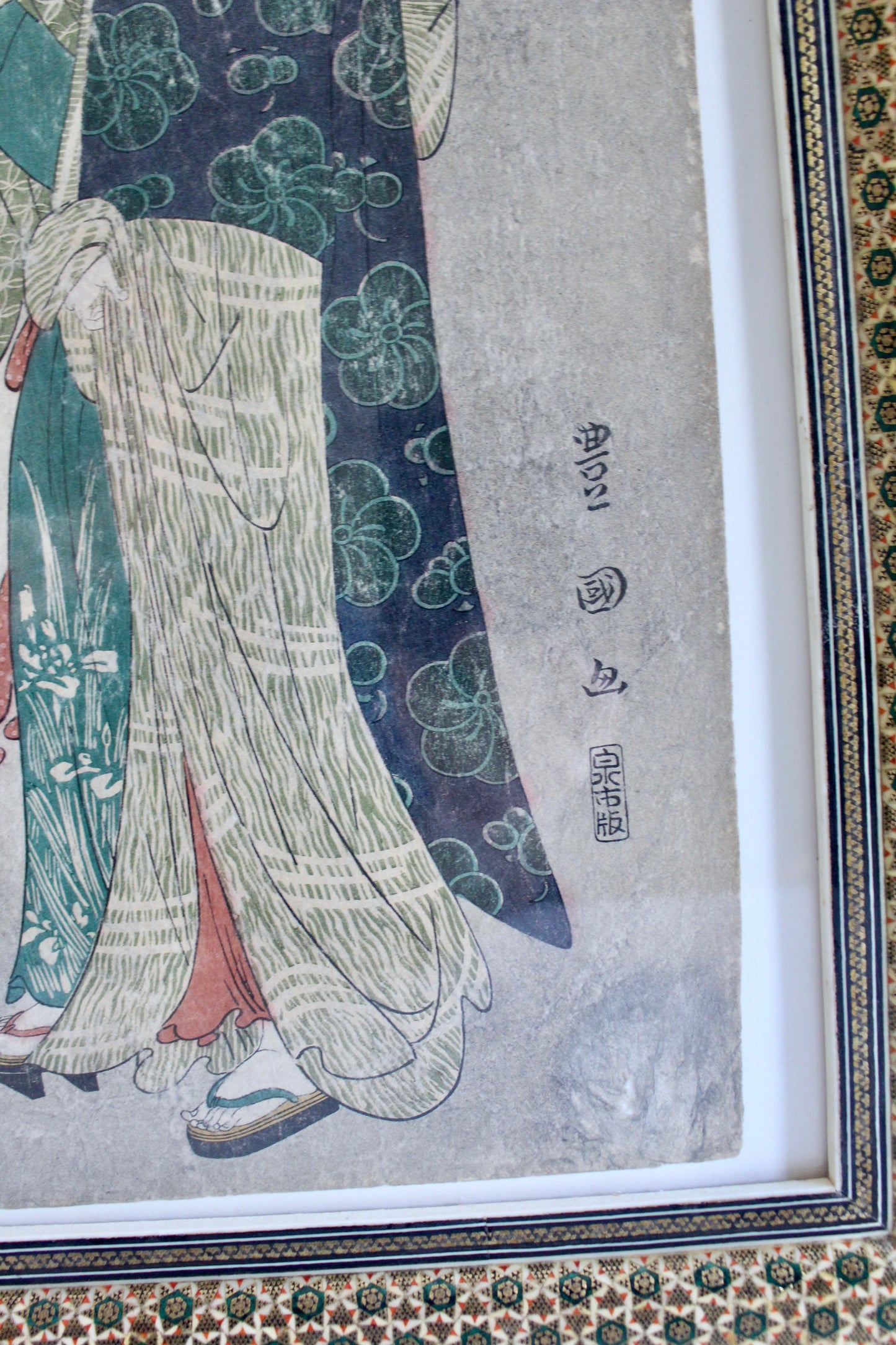 Antique Japanese 1920s Toyokuni Woodblock Print