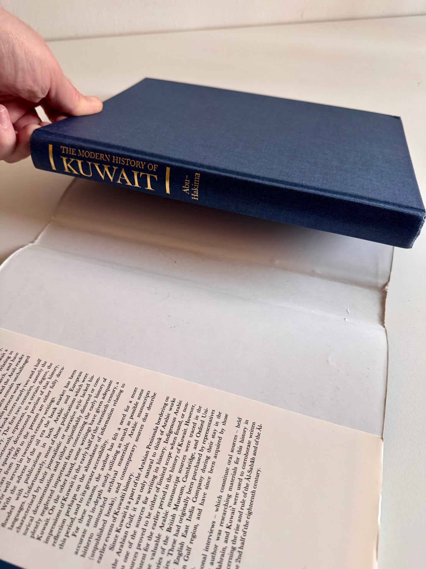 1983 First Edition – The Modern History of Kuwait, 1750–1965 by Ahmad Mustafa Abu-Hakima